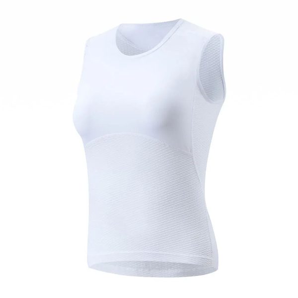 Pro Aero Women Sleeveless Base Layer White