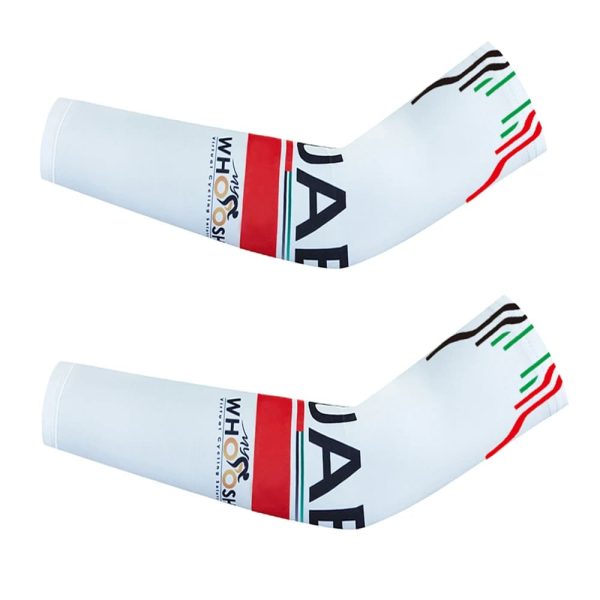 UAE Team Emirates Arm Warmers White