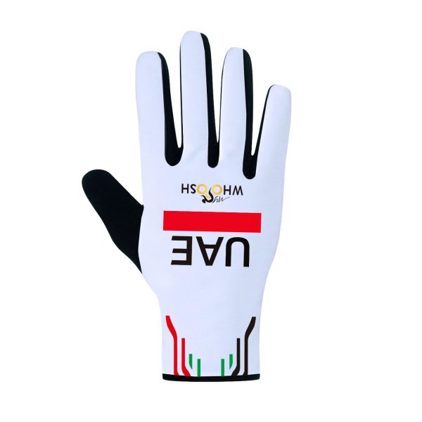 UAE Team Emirates Gloves White