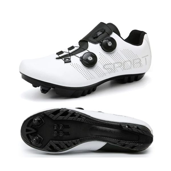 Velocity Pro Cycling Shoes Gravel White