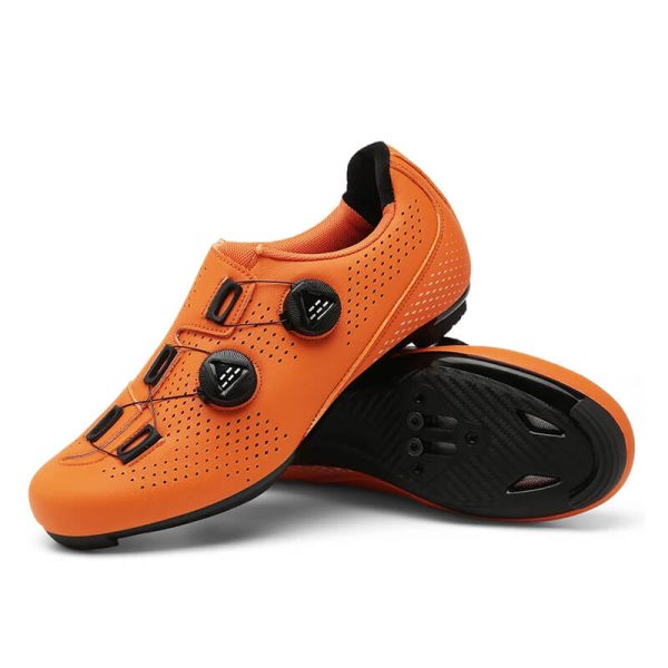 Velocity Pro Cycling Shoes Road Orange