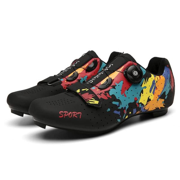 Velocity Pro Cycling Shoes Road Splash Black